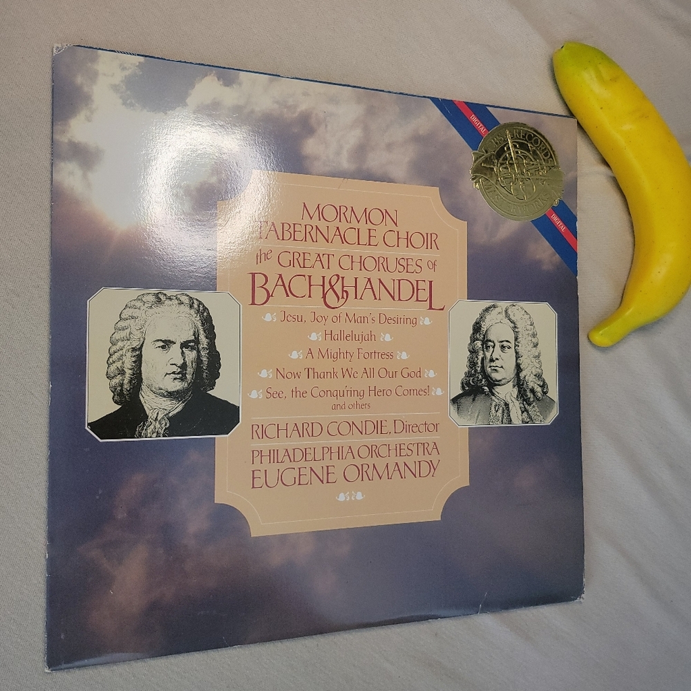 Mormon Tabernacle Choir Bach & Handel Great Choruses Vinyl